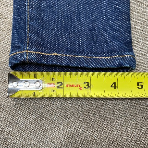 Levi's 721 Selvedge Skinny Denim Jean Women 25 x 30 High Rise Italian Fabric NWT - Picture 15 of 16